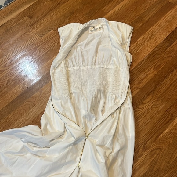 Anthropologie The Tommie Cap-Sleeve Smocked Front-Zip Shirt Dress Size XL NWT - Picture 11 of 13